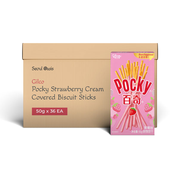 Pocky Strawberry Flavor Coated Biscuit Sticks