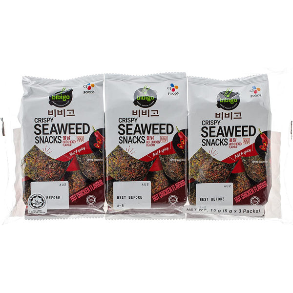 Cj Seaweed Snacks - Hot Chicken Flavor 3 packs