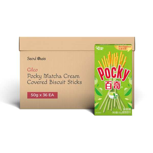 Pocky Matcha Flavor Coated Biscuit Sticks