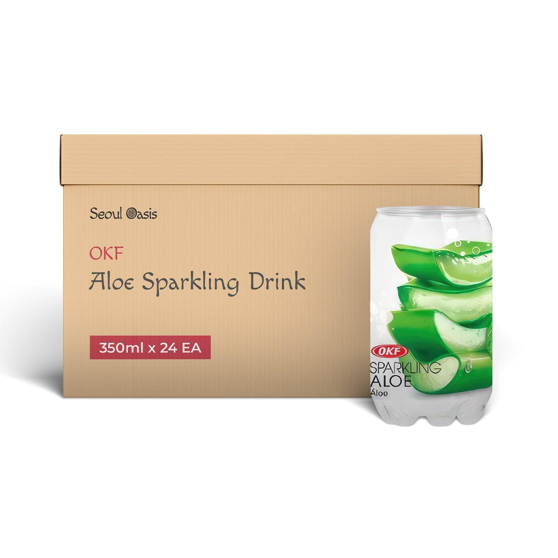 OKF Aloe sparkling Lemonade Drink 24 Pcs - seouloasis.com - Seoul Oasis