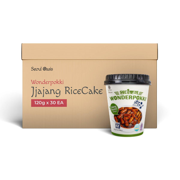 Wonderpokki JJajang Topokki Cup Rice Cake - seouloasis.com - Seoul Oasis